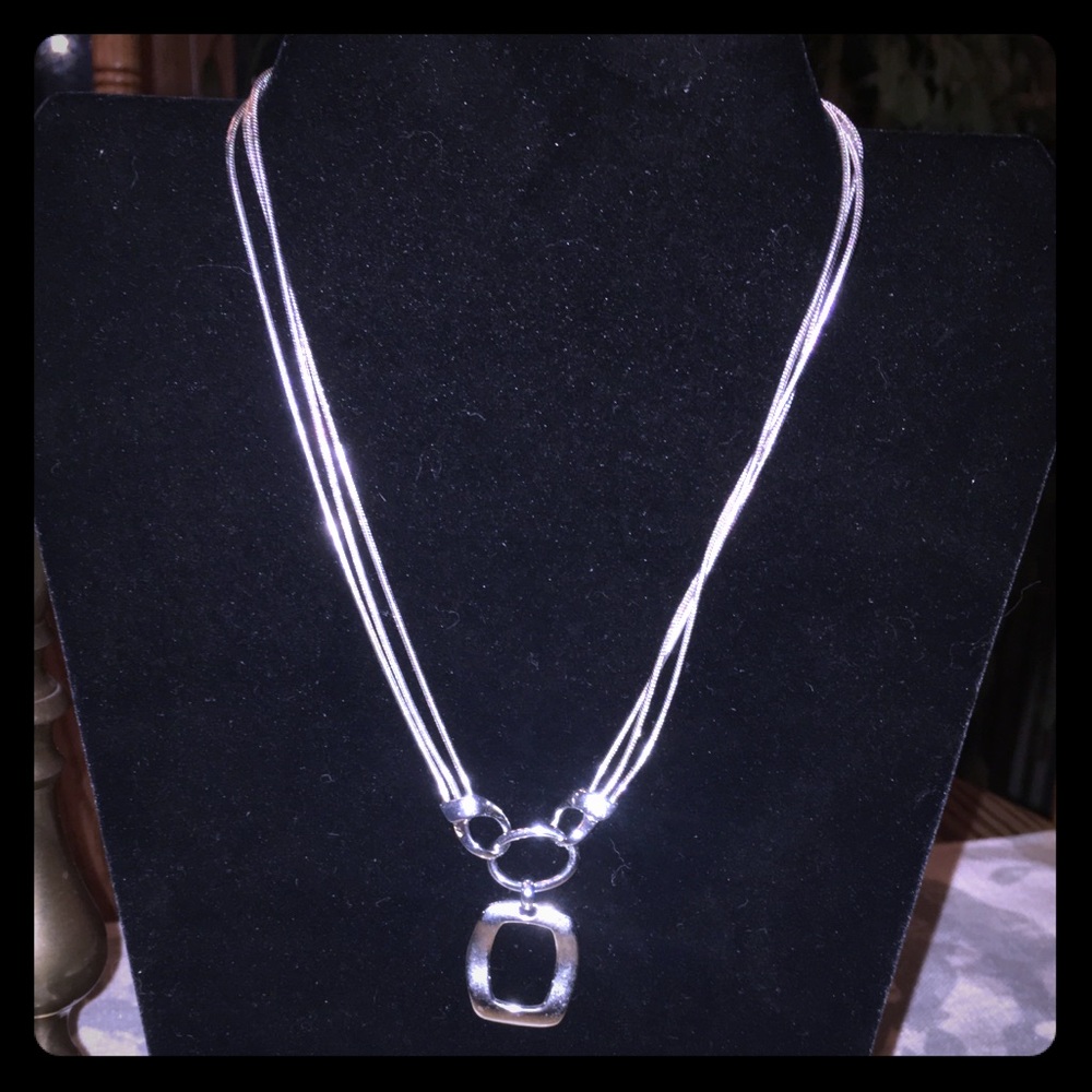 Lia Sophia silver necklace